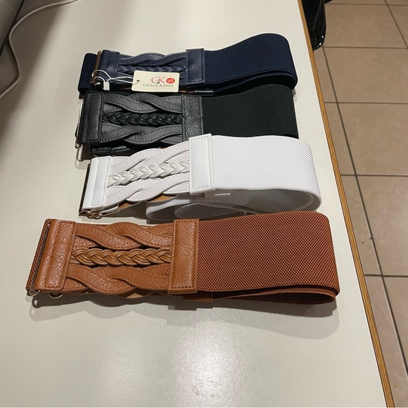 Grace Karin 4 Braided Belts 4X 46” New - Picture 9 of 10